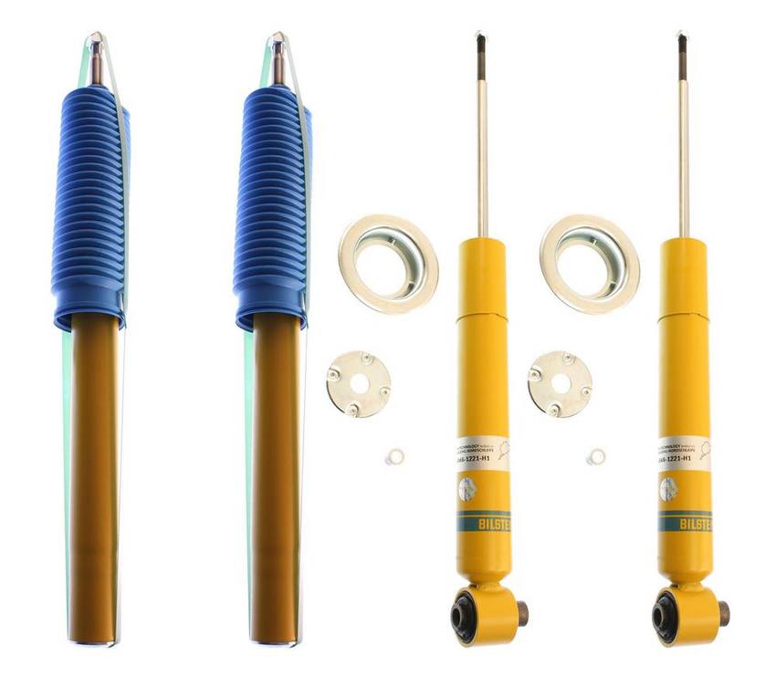 BMW Suspension Strut and Shock Absorber Assembly Kit - Front and Rear (Without Self-Leveling Suspension) (B6 Performance) 33522226592 - Bilstein 3810152KIT